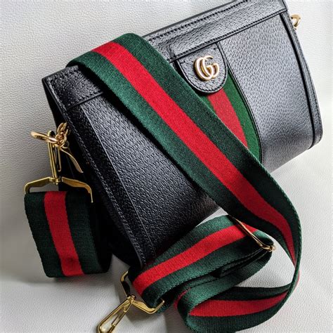 gucci bag with red strap|authentic gucci bag strap.